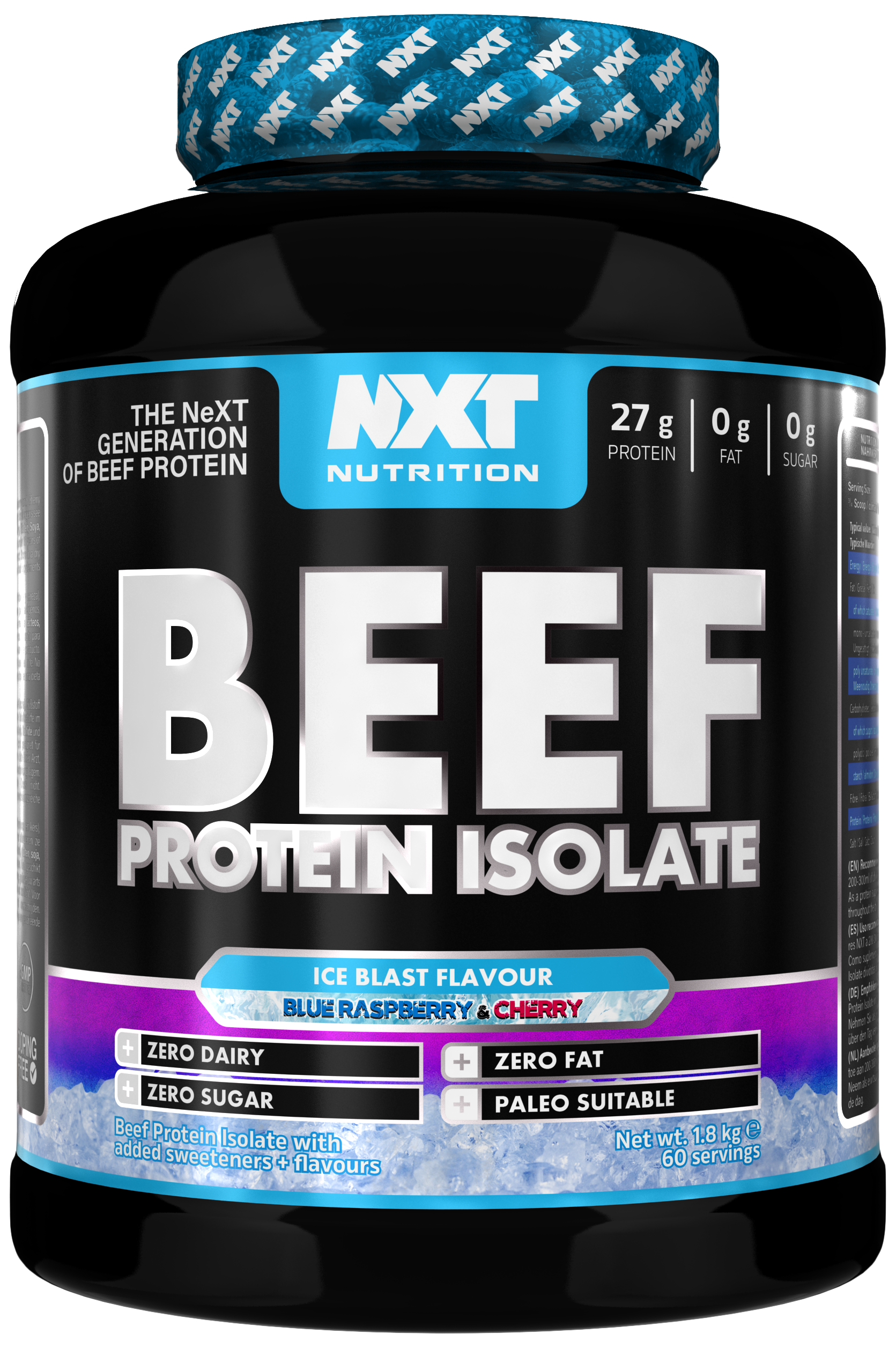 NXT Nutrition Beef Protein Isolate 1.8kg